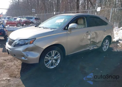 2012 Lexus Rx 450H z USA, uszkodzony, nr VIN JTJZB1BA4C2406396